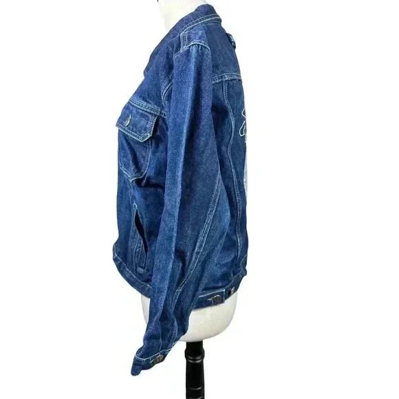 Culture Jeans Embroidered Jean Jacket Mens Size Medium - Picture 4 of 11